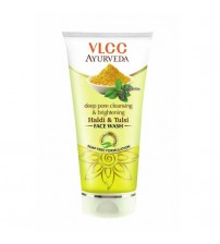 VLCC Ayurveda Deep Pore Cleansing & Brightening Haldi & Tulsi Face Wash 100ml
